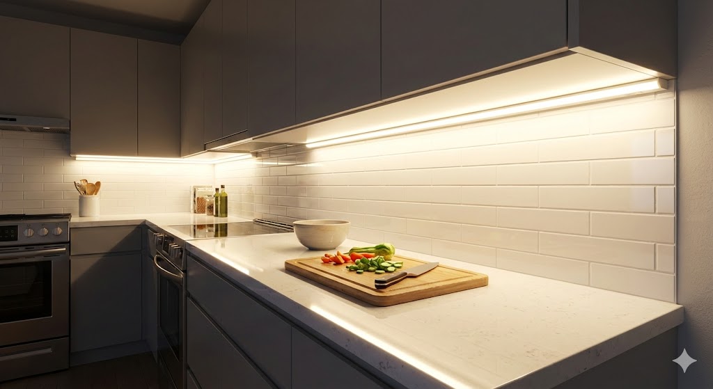 Under-Cabinet Kitchen Lighting Under-Cabinet Kitchen Lighting