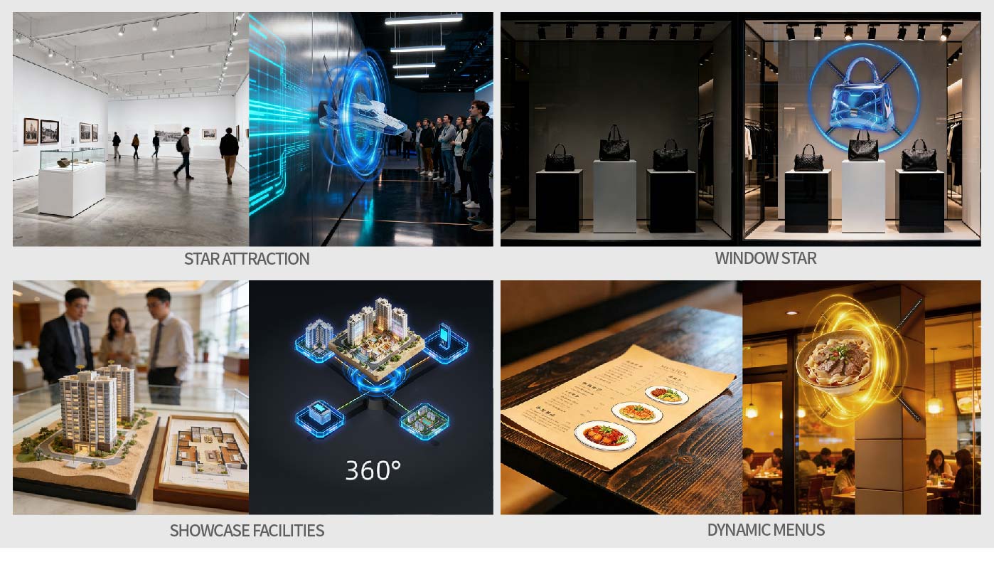 3D Holographic Projection Fan Application